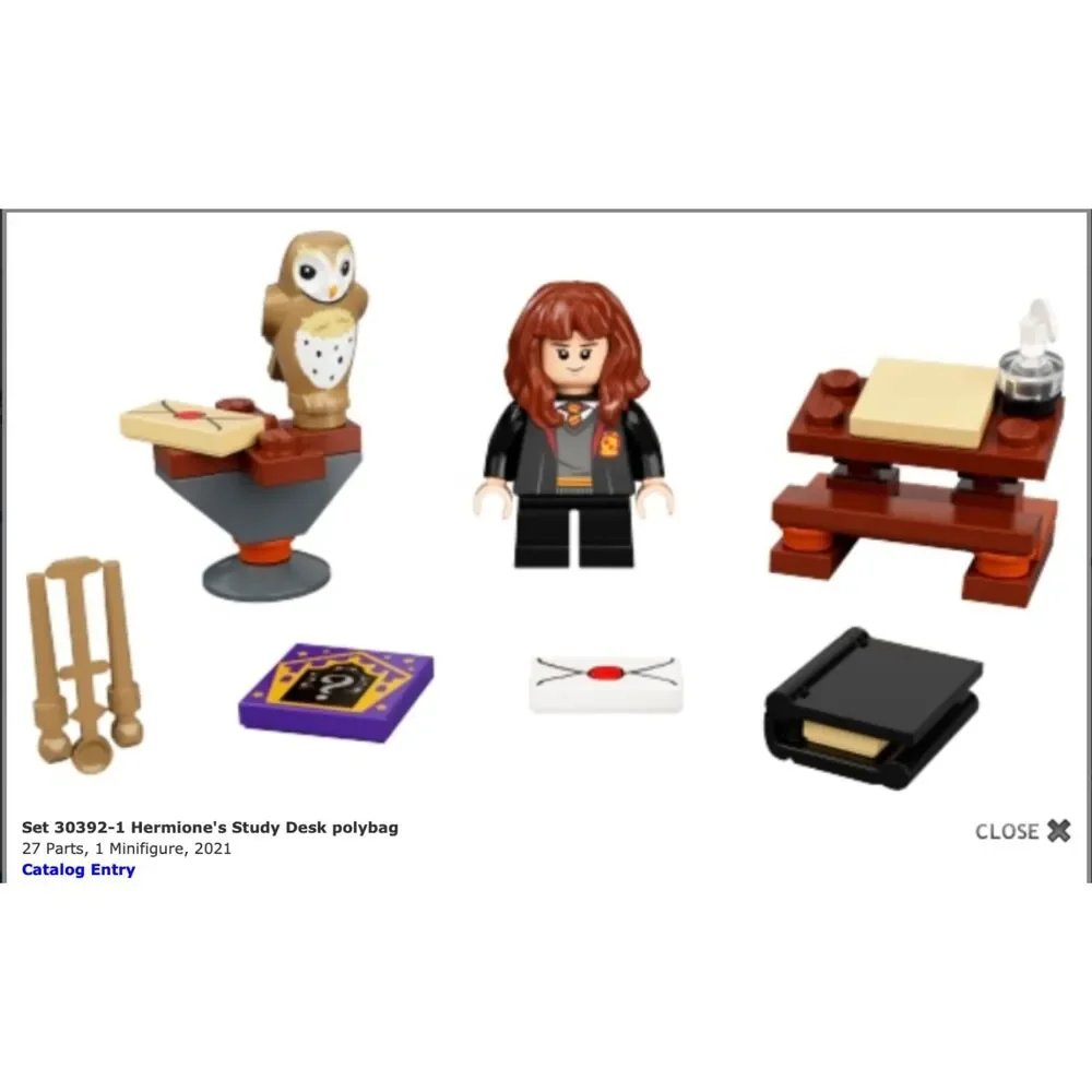 30392 Hermione's Study Desk polybag